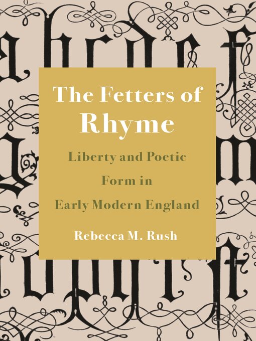 Title details for The Fetters of Rhyme by Rebecca M. Rush - Wait list
